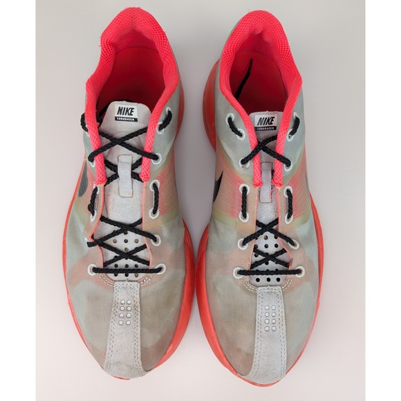 Nike Lunaracer 2 Running Hiking Shoes Gray Pink‎ Orange Black Sneakers Womens 10 - Picture 5 of 9